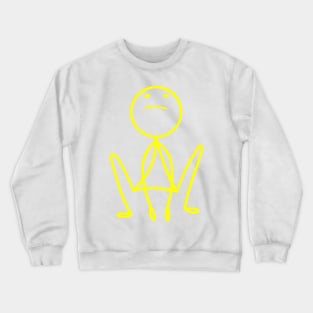 Stickman Yellow Crewneck Sweatshirt